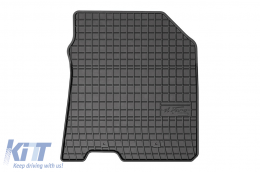 Specific rubber mats suitable for Hyundai Kona Electric 2018-2023, EV version, 4-piece set, black color-image-6230868