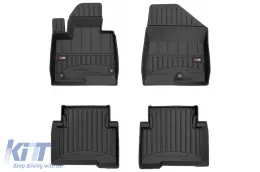 image-55-Specific rubber mats suitable for Hyundai Santa Fe, Grand Santa Fe 2012-2018, 4-piece set, black color, with 24-month warranty