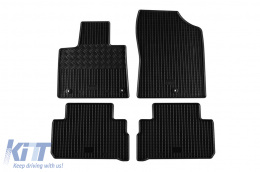 Specific rubber mats suitable for Hyundai Santa Fe after 2021, 4-piece set, black color - ABFMH6018862