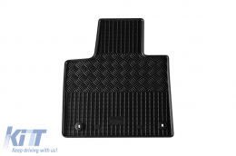 Specific rubber mats suitable for Hyundai Santa Fe after 2021, 4-piece set, black color-image-6229227