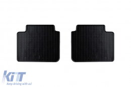 Specific rubber mats suitable for Hyundai Sonata after 2011, 4-piece set, black color-image-6228609