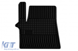 Specific rubber mats suitable for Hyundai Staria after 2021, 5-piece set, black color-image-6231429