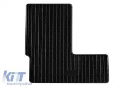 Specific rubber mats suitable for Hyundai Staria after 2021, 5-piece set, black color-image-6231433