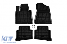 Specific rubber mats suitable for Hyundai Tucson 2015-2020, Kia Sportage 2015-2018, 4-piece set, black color - ABFMH6016315