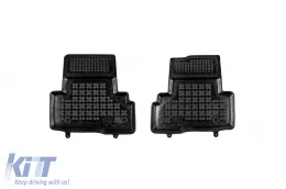 Specific rubber mats suitable for Hyundai Tucson IV HEV, PHEV after 2020, 4-piece set, black color-image-6215614