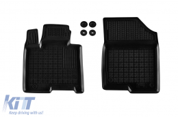 Specific rubber mats suitable for Hyundai Tucson PHeV after 2024, 4-piece set, black color-image-6215653