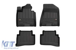 image-42-Specific rubber mats suitable for Hyundai Tucson 2015-2020, Kia Sportage after 2015, 4-piece set, black color, with 24-month warranty from Frogum 3D ProLine series.