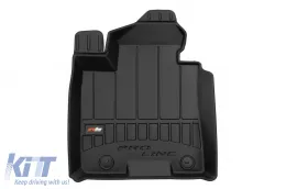 Specific rubber mats suitable for Hyundai Tucson 2015-2020, Kia Sportage after 2015, 4-piece set, black color, with 24-month warranty from Frogum 3D ProLine series.-image-6220714