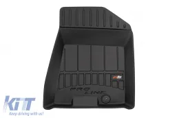 Specific rubber mats suitable for Hyundai Tucson 2015-2020, Kia Sportage after 2015, 4-piece set, black color, with 24-month warranty from Frogum 3D ProLine series.-image-6220715
