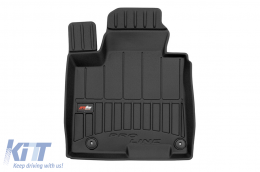 Specific rubber mats suitable for Hyundai Tucson after 2020, not suitable for Hybrid, 3-piece set, black color, with 24-month warranty-image-6222916