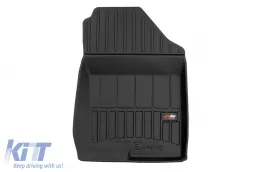 Specific rubber mats suitable for Hyundai Tucson after 2020, not suitable for Hybrid, 3-piece set, black color, with 24-month warranty-image-6222917