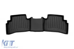 Specific rubber mats suitable for Hyundai Tucson after 2020, not suitable for Hybrid, 3-piece set, black color, with 24-month warranty-image-6222918