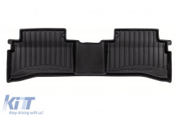 Specific rubber mats suitable for Hyundai Tucson PHEV after 2020, 3-piece set, black color, with 24-month warranty-image-6224231