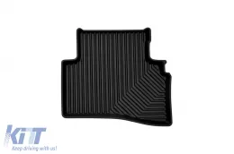 Specific rubber mats suitable for Hyundai Tucson, Kia Sportage 2015-2018, 4-piece set, black color-image-6226547