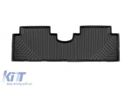 Specific rubber mats suitable for Hyundai Tucson 2004-2009, 3-piece set, black color-image-6227026