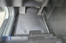 Specific rubber mats suitable for Hyundai Tucson 2015-2020, Kia Sportage after 2015, 4-piece set, black color-image-6228262