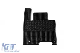 Specific rubber mats suitable for Hyundai Tucson, Tucson HEV, MHEV, PHEV after 2021, 4-piece set, black color-image-6229174