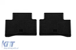 Specific rubber mats suitable for Hyundai Tucson, Tucson HEV, MHEV, PHEV after 2021, 4-piece set, black color-image-6229176