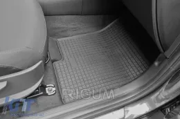 Specific rubber mats suitable for Hyundai Tucson, Tucson HEV, MHEV, PHEV after 2021, 4-piece set, black color-image-6229178