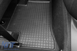 Specific rubber mats suitable for Hyundai Tucson, Tucson HEV, MHEV, PHEV after 2021, 4-piece set, black color-image-6229179