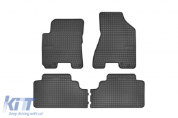 image-57-Specific rubber mats suitable for Hyundai Tucson, Kia Sportage 2002-2010, 4-piece set, black color