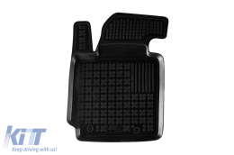 Specific rubber mats suitable for Hyundai Veloster after 2011, 4-piece set, black color-image-6215492