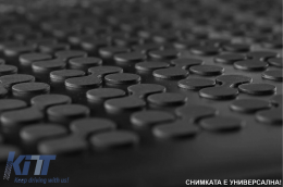 Specific rubber mats suitable for Hyundai Veloster after 2011, 4-piece set, black color-image-6215497