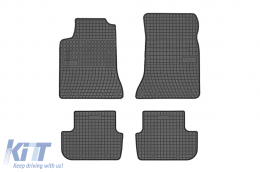 Specific rubber mats suitable for Infiniti Q30s 2015-2019, 4-piece set, black color from Frogum El Toro series - ABFMN6019268