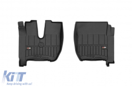 image-12-Specific rubber mats suitable for Iveco Stralis after 2002, 2-piece set, black color, with 24-month warranty