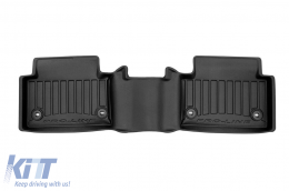 Specific rubber mats suitable for Jaguar E-Pace X540 after 2017, 3-piece set, black color, with 24-month warranty-image-6223355