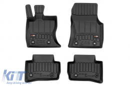 image-15-Specific rubber mats suitable for Jaguar F-Pace after 2016, 4-piece set, black color, with 24-month warranty