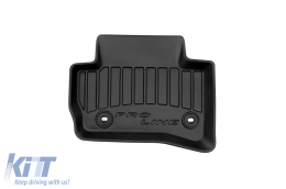 Specific rubber mats suitable for Jaguar F-Pace after 2016, 4-piece set, black color, with 24-month warranty-image-6222517