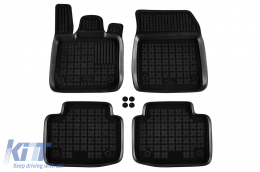 Specific rubber mats suitable for Jaguar I-Pace after 2018, 4-piece set, black color - ABFMJ6016529
