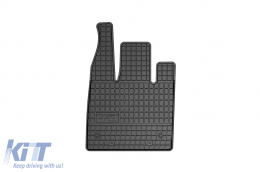 Specific rubber mats suitable for Jaguar I-Pace after 2018, 4-piece set, black color-image-6250855