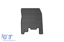 Specific rubber mats suitable for Jaguar I-Pace after 2018, 4-piece set, black color-image-6250856