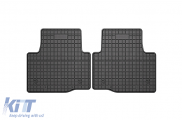 Specific rubber mats suitable for Jaguar I-Pace after 2018, 4-piece set, black color-image-6250857