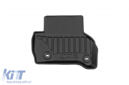 Specific rubber mats suitable for Jaguar XE after 2015, 4-piece set, black color, with 24-month warranty-image-6222777