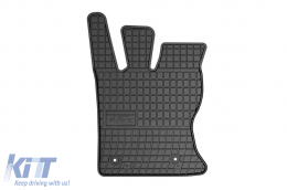 Specific rubber mats suitable for Jaguar XE after 2015, 4-piece set, black color-image-6230842