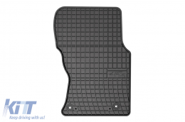 Specific rubber mats suitable for Jaguar XE after 2015, 4-piece set, black color-image-6230843