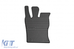 Specific rubber mats suitable for Jaguar XF after 2015, 4-piece set, black color-image-6230990