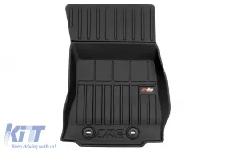 Specific rubber mats suitable for Jaguar XJ VIII 2009-2012, 4-piece set, black color, with 24-month warranty from Frogum 3D ProLine series.-image-6223110
