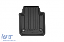 Specific rubber mats suitable for Jaguar XJ VIII long wheelbase 2009-2019, 4-piece set, black color, with 24-month warranty from Frogum 3D ProLine series.-image-6223260