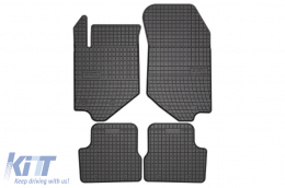 Specific rubber mats suitable for Jeep Avenger after 2018 without Electric version, 3-piece set, black color - ABFMJ6024004