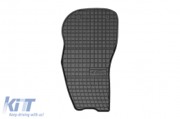 Specific rubber mats suitable for Jeep Cherokee KK 2008-2012, 4-piece set, black color from Frogum El Toro series-image-6230808