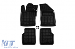 image-10-Specific rubber mats suitable for Jeep Compass after 2017, 4-piece set, black color
