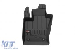 Specific rubber mats suitable for Jeep Compass after 2016, Alfa Romeo Tonale after 2022, 4-piece set, black color, with 24-month warranty-image-6221707