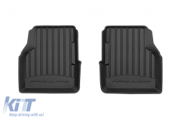 Specific rubber mats suitable for Jeep Compass after 2016, Alfa Romeo Tonale after 2022, 4-piece set, black color, with 24-month warranty-image-6221709