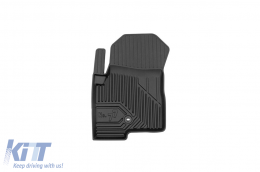 Specific rubber mats suitable for Jeep Compass 2006-2016, Dodge Caliber 2006-2011, 4-piece set, black color from Frogum No. 77 series-image-6227121