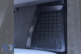 Specific rubber mats suitable for Jeep Grand Cherokee 2005-2010, 4-piece set, black color-image-6216578