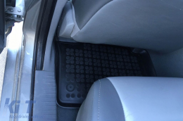 Specific rubber mats suitable for Jeep Grand Cherokee 2005-2010, 4-piece set, black color-image-6216579